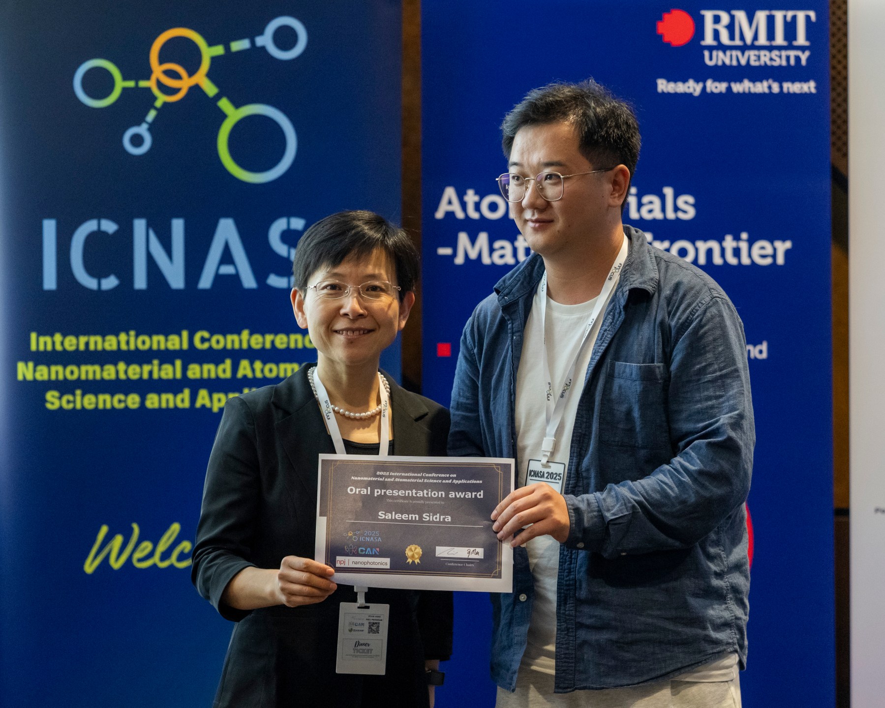 Awards at ICNASA